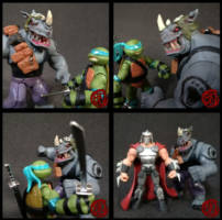 TMNT Rocksteady (Teenage Mutant Ninja Turtles) Custom Action Figure