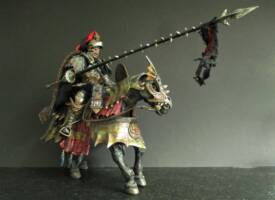 Dror, captain of Barad-Dur, custom of the McFarlane Thunderhoof and Skulsplitter figures. (Lord of the Rings) Custom Action Figure