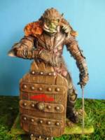 Orc swordsman, custom of the Pelennor fields warg rider figure by toybiz (Lord of the Rings) Custom Action Figure
