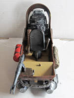 Clovit the Rodian Junker and his Scavenger Skiff (Star Wars) Custom Vehicle [Fore View]