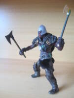 Orc footsoldier with axes, custom of the Uruk-Hai berserker figure by toybiz. (Lord of the Rings) Custom Action Figure