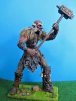 Half-troll, berserker fighter from Angmar, custom of the McFarlane Bloodaxe figure (Lord of the Rings) Custom Action Figure