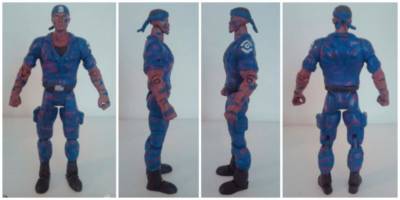 John Stewart (indigo lantern) (Green Lantern) Custom Action Figure