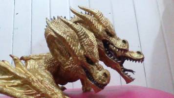 Deforeal Gold King Ghidorah 2019 (Godzilla) Custom Statue / Bust