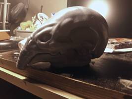 Prometheus Engineer head with Space Jockey helmet (Aliens) Custom Statue / Bust [WiP]