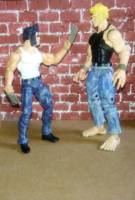 Wolverine - Civil clothes (Marvel Universe) Custom Action Figure [Facing Victor]