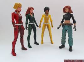 Totally Spies! Sam, Alex and Clover (Marvel Legends) Custom Action Figure [Totally Spies! with Kim Possible]