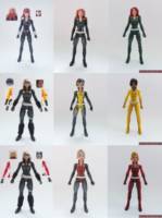 Totally Spies! Sam, Alex and Clover (Marvel Legends) Custom Action Figure [Totally Spies! before and after]