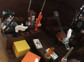 Lego Charms Class (Harry Potter) Custom Diorama / Playset