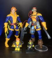 Banshee and Forge (Strike Team Uniforms) (Marvel Legends) Custom Action Figure
