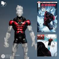 ICEMAN (Winged) Bobby Drake (Marvel Legends) Custom Action Figure