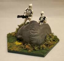 Cover Behind Giants (Star Wars) Custom Diorama / Playset