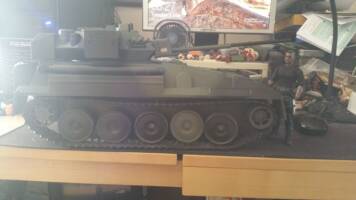 One 12th Scale Scimitar Tank FV107 CVR (T) (Modern Warfare) Custom Vehicle [Mezzo Blade to show scale]