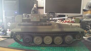 One 12th Scale Scimitar Tank FV107 CVR (T) (Modern Warfare) Custom Vehicle [Taking the Tank for a ride.]