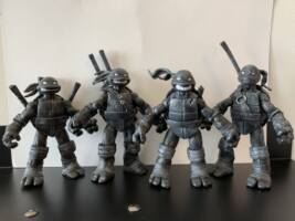 Teenage Mutant Ninja Turtle Custom black and White (Teenage Mutant Ninja Turtles) Custom Action Figure