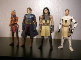 Clone Wars Realistic Quinlan Vos (Star Wars Clone Wars) Custom Action Figure