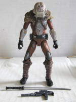 Illiot Ponk (Sibian Bounty Hunter) & FZT Speeder Bike (Star Wars) Custom Action Figure [Front View]