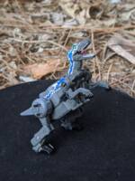 Blue - Transformers x Jurassic World Custom OC (Transformers) Custom Action Figure [Blue - velociraptor alt mode]