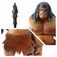 Spear from Genndy Tartakovsky's Primal (Adult Swim) Custom Action Figure [Spear - A closer look of the details and accessories]