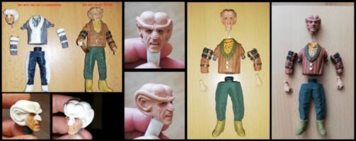 Quark (Star Trek: DS9) - MEZCO (Star Trek) Custom Action Figure