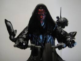 Darth Maul on speeder (Star Wars) Custom Diorama / Playset