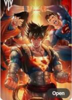 Superman/Goku fusion (concept) (Amalgam) Custom Action Figure