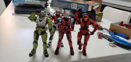 Halo 3 Figures (Halo) Custom Action Figure [How The Squad Started]