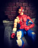 Battle damage spiderman (Marvel Legends) Custom Action Figure