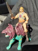 He-Man & Battle Cat (Masters of the Universe) Custom Action Figure [He-Man & Battle Cat]