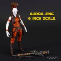 Aurra Sing (Star Wars) Custom Action Figure