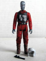 T-800 – Blood Squadron Cyberdyne Droid B-Wing Pilot – A Star Wars/Terminator Mashup (Terminator) Custom Action Figure [Front View]