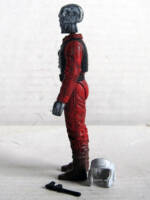 T-800 – Blood Squadron Cyberdyne Droid B-Wing Pilot – A Star Wars/Terminator Mashup (Terminator) Custom Action Figure [Left View]