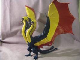 Rainbow King Ghidorah (Godzilla) Custom Action Figure