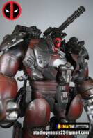 Deadpool anti avengers Mech armor (Deadpool) Custom Action Figure