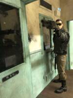 the terminator police shootout (neca) (Terminator) Custom Diorama / Playset