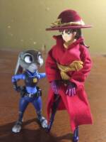 Carmen Sandiego Figma Style Commission (Carmen Sandiego) Custom Action Figure [Judy Hops Caught Sandiego!]