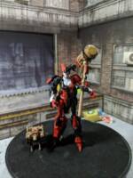 Harley Quinn & Bud Custom Transformer x Batman crossover series - Swittcraft (Transformers) Custom Action Figure