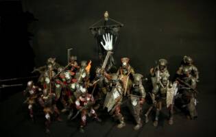Uruk-Hai army, group shots, marching by night (Lord of the Rings) Custom Action Figure