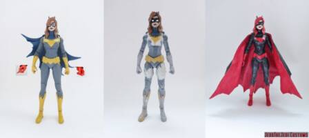 Batwoman (Batman) Custom Action Figure [Batwoman custom action figure before and after]