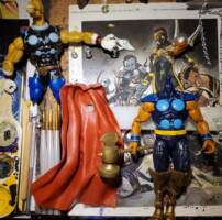 Beta Ray Bill (Marvel Legends) Custom Action Figure [Showing poor old Bill all hacked up]