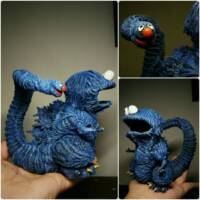 Cookiezilla deforeal custom figure (Godzilla) Custom Action Figure