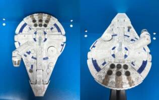 Action Fleet Millennium Falcon (Lando's) (Star Wars) Custom Vehicle