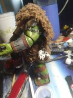 Gamorrean Warlord (Star Wars) Custom Action Figure [skulls on chain]