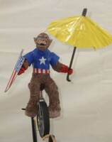 Captain America (performing monkey) (Captain America) Custom Action Figure