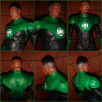 Green Lantern John Stewart (DC Multiverse) Custom Action Figure