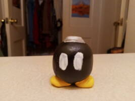 Bob-omb (Super Mario Bros) Custom Miniature / Figurine