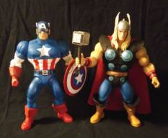 MOTU Origins Captain America (Masters of the Universe) Custom Action Figure