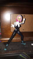 Ghost Spider (unmasked) (Spider-Man) Custom Action Figure [Thwhip!!]