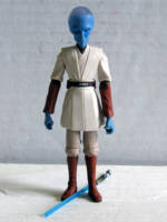 Elder Kolan – Maltusian/Guardian Jedi - A Star Wars/DC Comics Mash Up (Green Lantern) Custom Action Figure [Front View]