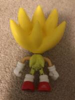 Jakks Pacific Classic Super Sonic Figure (Sonic) Custom Action Figure [back]